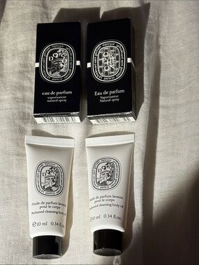 DIPTYQUE - 2 sample and 2 body oils